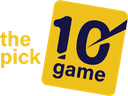 The pick10 game logo